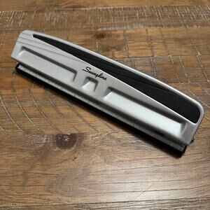 Swingline Precision Punch A7074066 Adjustable 2-3 Hole Punch Heavy Duty Silver